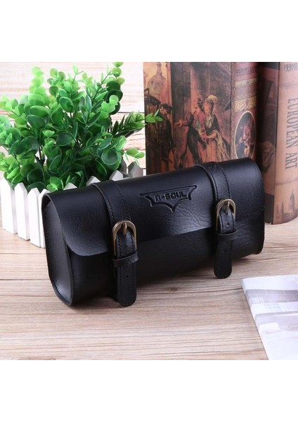 No.3 Tarzı Retro Bisiklet Kuyruk Çantası Pu Deri Bisiklet Çantası Sele Çantası Arka Panyer Kişiselleştirilmiş Sürme Vintage Bisiklet Çantası Bisiklet Aksesuarları (Yurt Dışından)