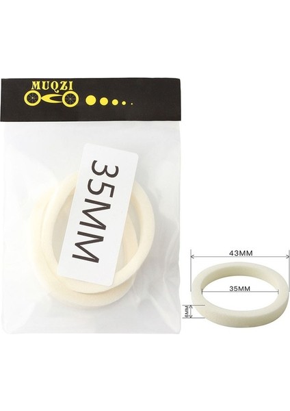 35MM Tarzı Rockshox Magura Vb.için 2 Adet Bisiklet Çatal Sünger Köpük Halka Yağ Contası (Yurt Dışından)