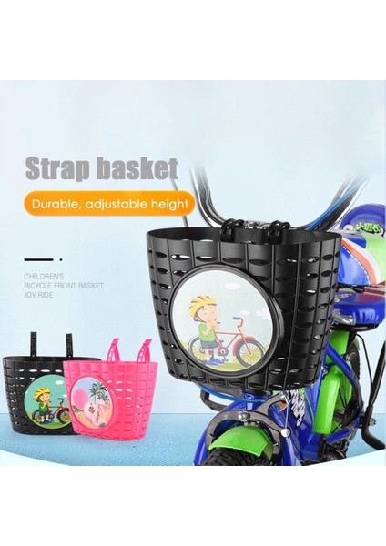 1 Adet -2 Tarzı Plastik Scooter Direksiyon Sepeti Bisiklet Ön Taşıyıcı Çantası Arka Bisiklet Ön Sepeti Sticker Çocuk Bisikleti Depolama Çantası (Yurt Dışından) modelleri
