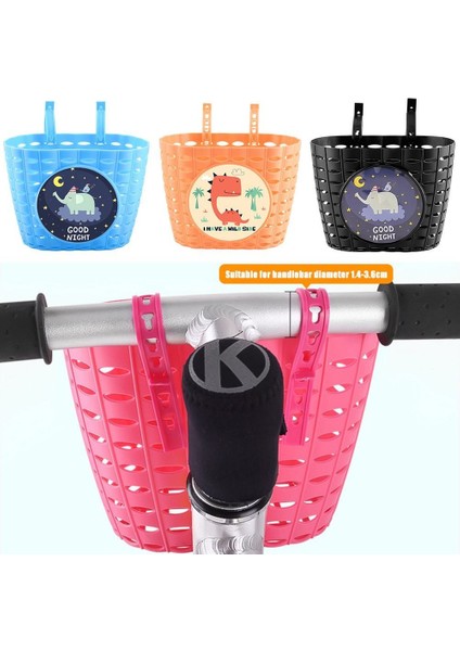 1 Adet -2 Tarzı Plastik Scooter Direksiyon Sepeti Bisiklet Ön Taşıyıcı Çantası Arka Bisiklet Ön Sepeti Sticker Çocuk Bisikleti Depolama Çantası (Yurt Dışından) indirimleri