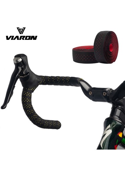 Mavi Siyah Tarzı Goldıx Yol Bisikleti Kaymaz Bisiklet Direksiyon Bandı Pu Eva Şok Emici Yol Bisikleti Titreşim Önleyici Sarma Bisiklet Direksiyonu (Yurt Dışından) indirimleri