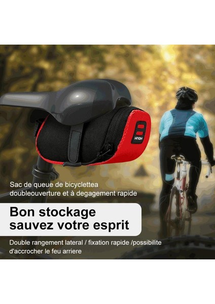 C02 16X8X7CM Tarzı Naylon Bisiklet Koltuk Çantası Su Geçirmez Mtb Dağ Yol Bisikleti Koltuk Saklama Arka Araç Çantası Koltuk Bisiklet Aksesuarları (Yurt Dışından) modelleri