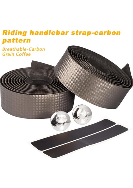 No.6 Stili Dayanıklı Bisiklet Bandaj Kauçuk Köpük Kaymaz Sap Kayışı Esnek Yol Bisikleti Bisiklet Kolu Bandı Bisiklet Aksesuarları Nefes Alabilen 2 Adet (Yurt Dışından)