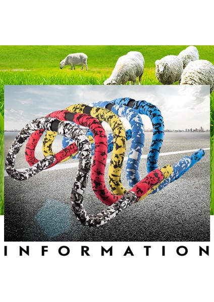No.6 Stili Dayanıklı Bisiklet Bandaj Kauçuk Köpük Kaymaz Sap Kayışı Esnek Yol Bisikleti Bisiklet Kolu Bandı Bisiklet Aksesuarları Nefes Alabilen 2 Adet (Yurt Dışından) fırsatları