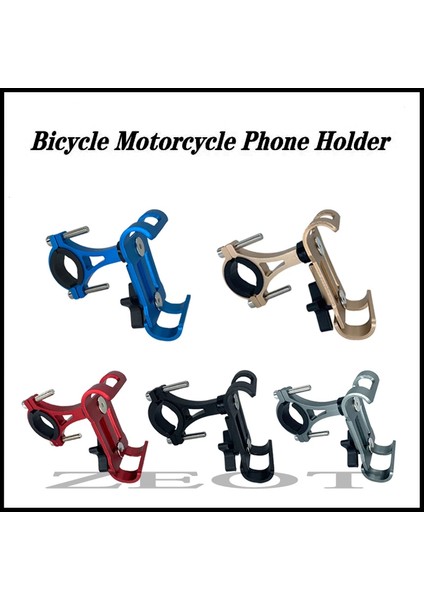 Mavi Döndürülebilir Stil Metal Motosiklet Telefon Tutucu Alüminyum Alaşımlı Kaymaz Braket Gps Klips Universal Bisiklet Telefon Standı Tüm Akıllı Telefonlar Için (Yurt Dışından) fiyatları