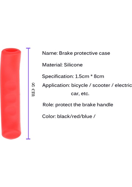 Gök Mavisi Tarzı 1 Çift Bisiklet Fren Kolu Kılıfı Bisiklet Frenleri Silikon Kılıf Evrensel Tip Fren Kolu Koruma Kapakları Bisiklet Aksesuarı (Yurt Dışından) fırsatları