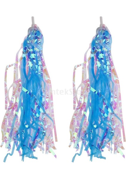 Kırmızı Stil Bisiklet Sepeti Ön Süsleme + Streamers Direksiyon Kolu Püskülleri Çocuk Bisiklet Aksesuarları (Yurt Dışından)