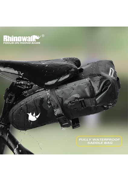 TF550-1.5L Siyah Stil Rhinowalk Bisiklet Çantası 2.5l Su Geçirmez Bisiklet Sele Çantası Şok Emici Bisiklet Arka Koltuk Çantası Mtb Bisiklet Aksesuarları Torbası (Yurt Dışından)