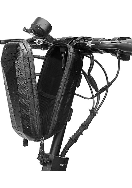 Tip 1 Stili 1.5l Scooter Direksiyon Çantası Su Geçirmez Sert Kabuk Bisiklet Askı Çantası Eva Elektrikli Scooter Katlanabilir Bisiklet Depolama Çantası (Yurt Dışından)