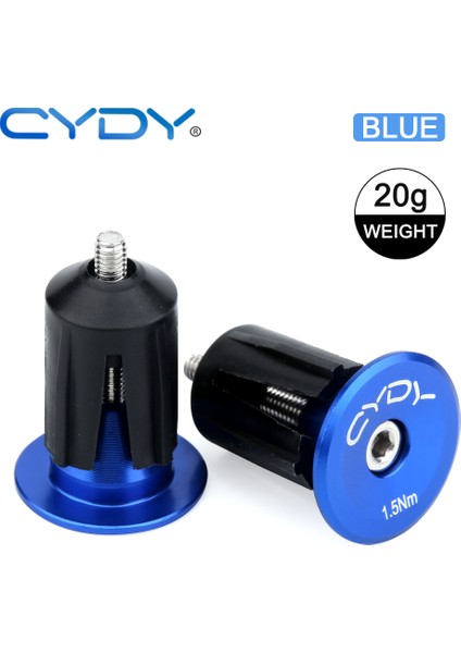 Mavi Stil Cydy Bisiklet Direksiyonu Uç Takozu 1 Çift Alüminyum Alaşımlı Kapaklar Yol Dağ Bisikleti Mtb Tutmaç Direksiyonu Uç Kapağı Bisiklet Aksesuarları (Yurt Dışından)