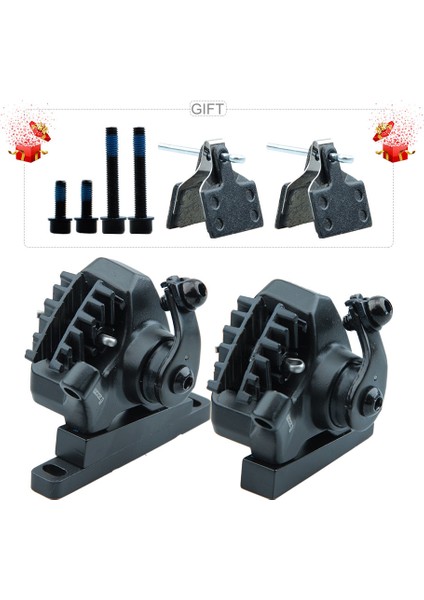 DB580-ÖN-140MM Stili Zoom Db Yol Bisikleti Disk Fren Soğutma Pedleri Kaliper Hattı Çekme Düz Braket Çift Piston Mekanik 140 Bisiklet Aksesuarları (Yurt Dışından)