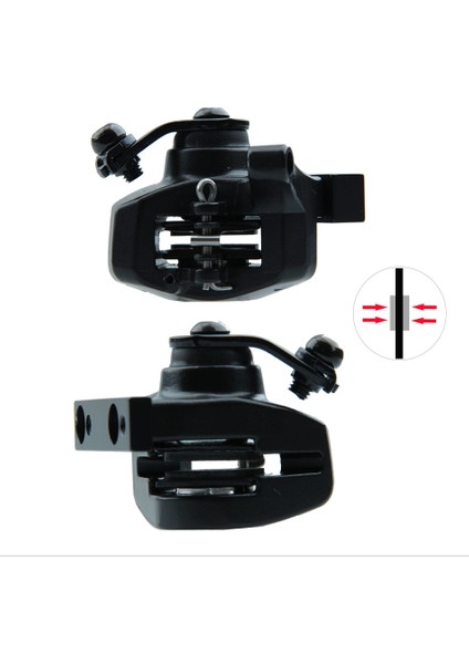 DB580-ÖN-140MM Stili Zoom Db Yol Bisikleti Disk Fren Soğutma Pedleri Kaliper Hattı Çekme Düz Braket Çift Piston Mekanik 140 Bisiklet Aksesuarları (Yurt Dışından)