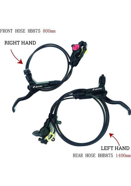 160MM Tarzı Zoom HB875 Bisiklet Fren Mtb Fren Hidrolik Disk Fren Dağ Bisikleti Fren Yükseltme Mtb Bisiklet Aksesuarları (Yurt Dışından)