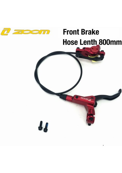 Kırmızı Ön Tarzı Zoom HB875 Bisiklet Fren Mtb Fren Hidrolik Disk Fren Dağ Bisikleti Fren Yükseltme Mtb Bisiklet Aksesuarları (Yurt Dışından)