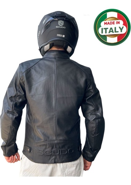 Teksas Hakiki Deri Erkek Motosiklet Montu modelleri