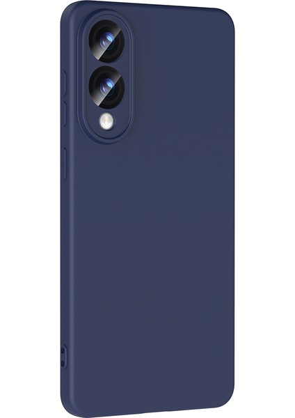 Samsung Galaxy S25 Edge Uyumlu Kılıf Lansman Içi Kadife Lacivert + Ekran Koruyucu