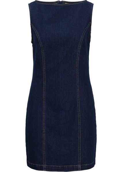 Kadin Denim Elbise - Abra