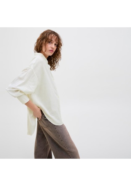 Kadin Keten Karisimli Gömlek - Jamie fırsatları