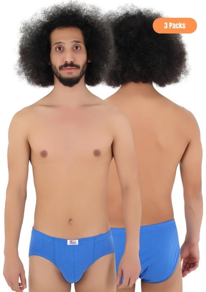 3'lü Ekonomik Pamuklu Erkek Slip Külot - Gün Boyu Konfor ve Kalite