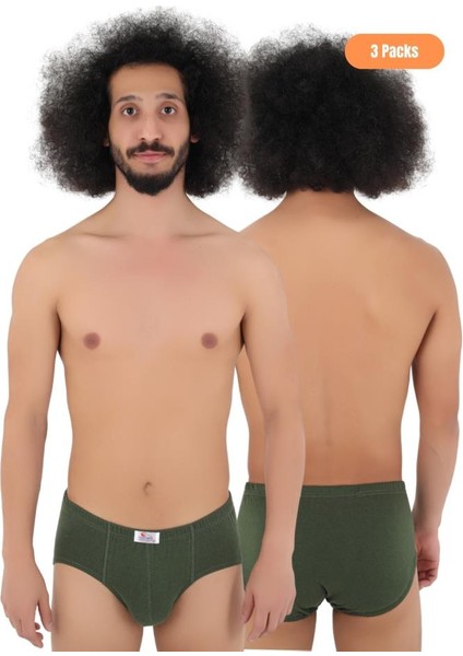 3'lü Ekonomik Pamuklu Erkek Slip Külot - Gün Boyu Konfor ve Kalite