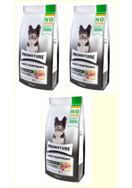 Perfect Maintenance Kuzu Etli Patatesli ve Enginarlı Yetişkin Köpek Maması 1,5 Kg* 3 Adet
