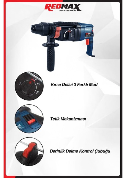 2.26 800W Kırıcı Hilti Matkap