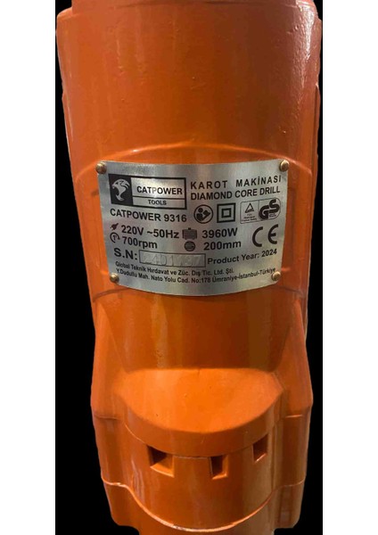 9316-KAROT Makinası Düz SEHPALI-3960 Watt (Yeni Model) fiyatları