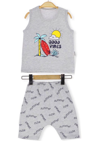 Erkek Bebe Takım Baskılı