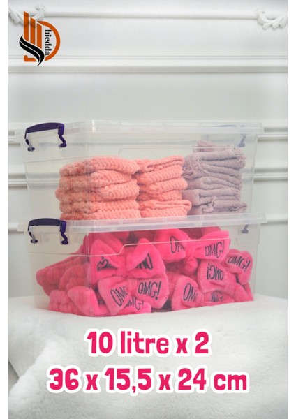 Plastik Kilitli Kapaklı Yatay Saklama ve Erzak Kutusu 10 Litre Plastik Kilitli Kapaklı fiyatları