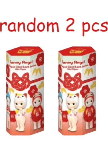 Sonny Angel Kör Kutu Karakter Melek Iyi Şanslar Serisi Anime Karakter Süslemeleri Bebek Noel Hediyeleri Masa Üstü Süslemeleri Renk: Rastgele 2 Adet (Yurt Dışından)