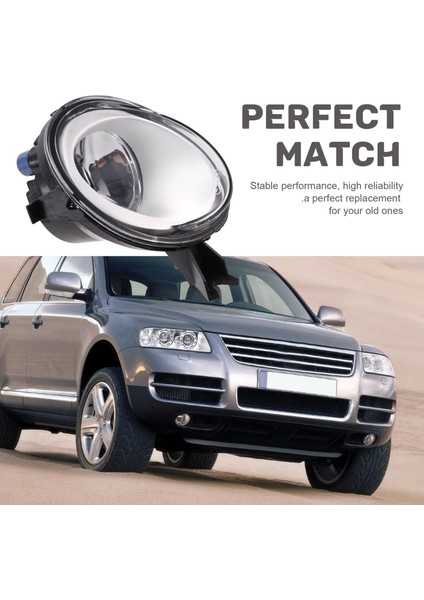 Ön Tampon Sis Lambası Sis Lambası Grubu Vw Touareg Porsche Cayenne 7L6941699F 7L6941700F (Yurt Dışından)