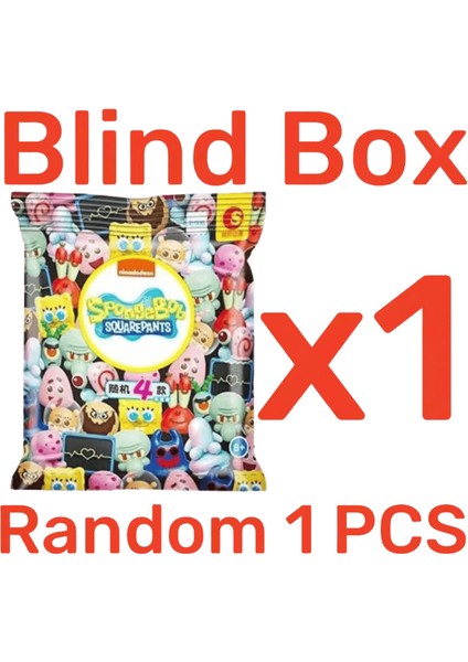 Chaosheng Anime Sünger Bob Kare Pantolon Serisi Kör Kutu Bebek Dekorasyon Patrick Ahtapot Sevimli Dekoratif Çocuk Oyuncaklarırenk: Rastgele 1 Adet (Yurt Dışından)