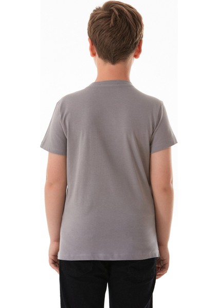 %100 Pamuk Waves Sunset Baskılı Erkek Çocuk Tişört fırsatları