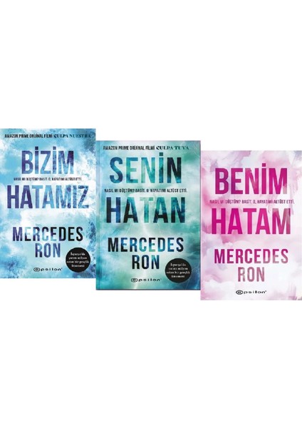 Bizim Hatamız + Senin Hatan + Benim Hatam / 3 Kitap Set