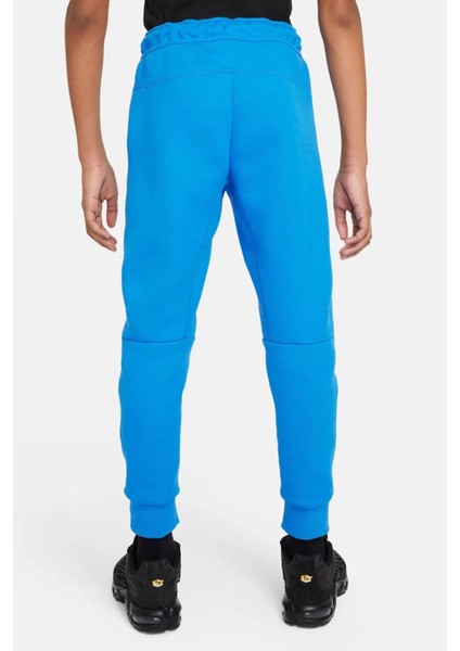 Sportswear Tech Fleece Kids Pant Blue Çocuk Fermuar Cepli Eşofman Altı Mavi fiyatları
