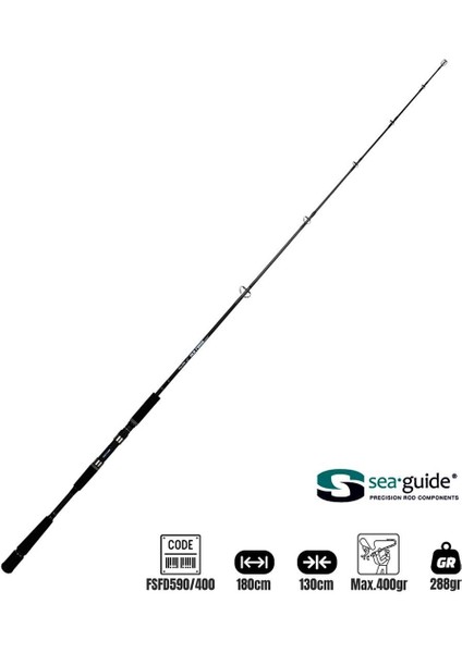 Sea Force Deep S 180cm Max 400gr Tekne Kamış