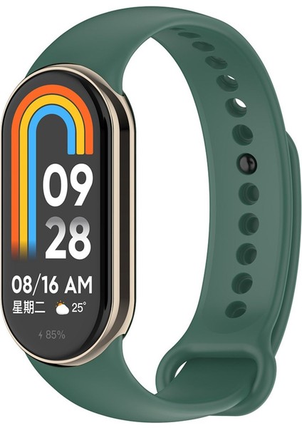 Xiaomi Mi Band 8/9 Uyumlu Kordon Akıllı Bileklik Kordonu Klasik Renkli Silikon Kayış Bileklik