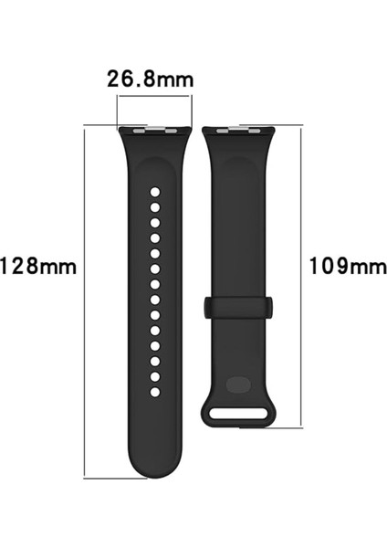 Xiaomi Smart Band 9 Pro Uyumlu Yüksek Kalite Silikon Kordon Kayış Akıllı Saat Kordon Bileklik