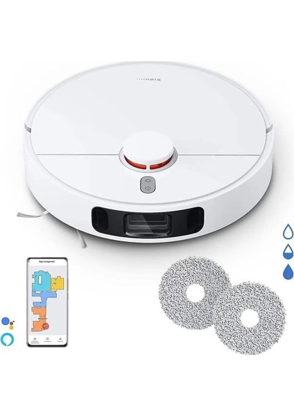 S10+ Premium Robot Vacuum Halı Tanıma Fonksiyonlu Robot Süpürge Lambader Hediyeli