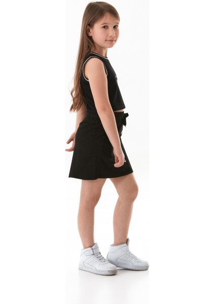 Fitilli Yazı Baskılı Halter Yaka Kız Çocuk Body modelleri