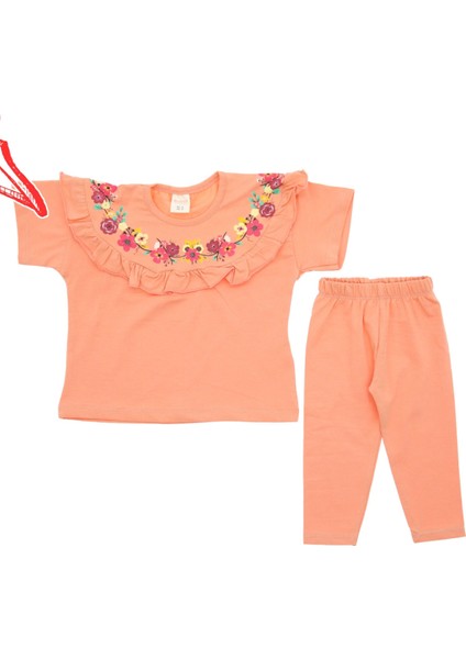 Kız Çocuk Taytlı Takım Baskılı