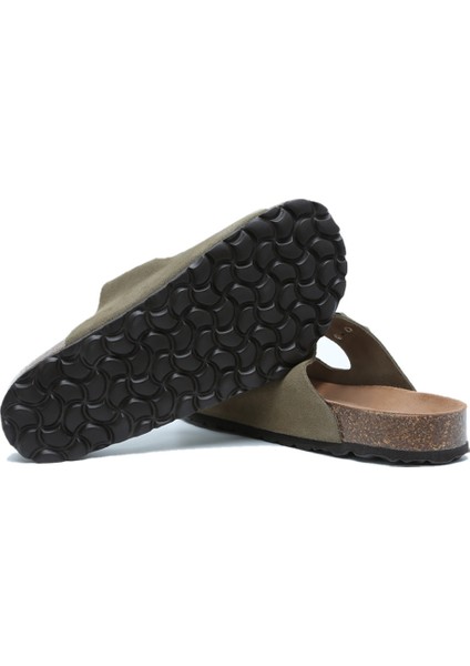 K14943 Kifidis Soft Step Kadın Çift Bantlı Mantar Terlik 36-41