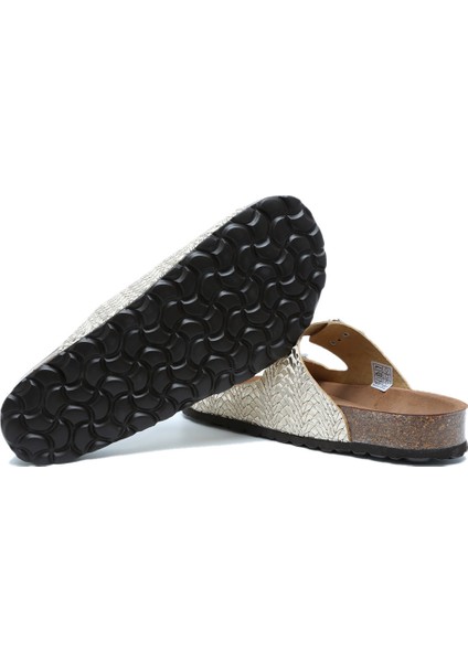 K14944 Kifidis Soft Step Kadın Çift Bantlı Mantar Terlik 36-41 modelleri