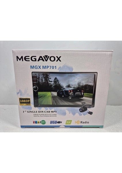 Ince Kasa Double Teyp - Megavox Aşağı Yukarı Ayarlanan Ekranlı Tofaş Teyp - Park Kameralı