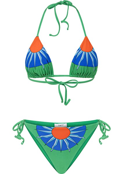 Desenli Bikini Seti TS1250038043070