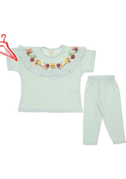 Kız Çocuk Taytlı Takım Baskılı