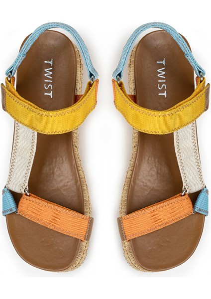 Colorblock Sandalet TS1250033009074