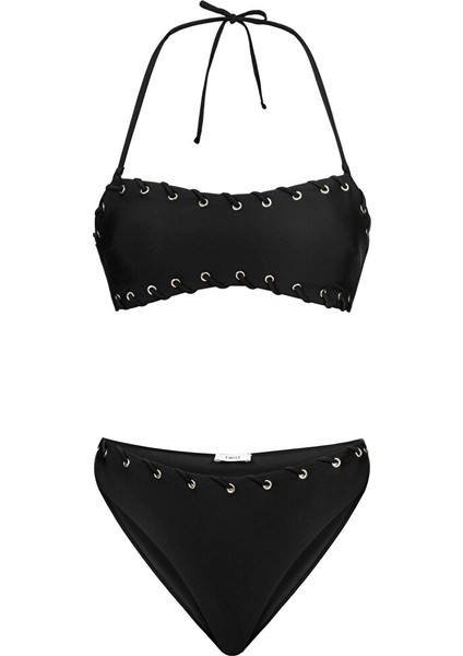 Metal Aksesuarlı Bikini Seti TS1250038001001