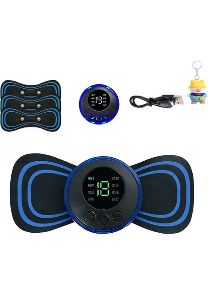 Akıllı Mini Masaj Çıkartmaları Uygun Omuz ve Boyun Masajı Elektrikli Servikal Omurga Masajı (Yurt Dışından)