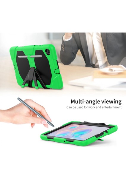 Samsung Galaxy T500 Tab A7 10.4 Kılıf Griffin Tablet Kapak - Yeşil Mrayd